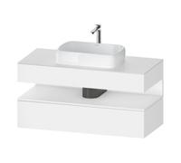 Duravit Duravit Meuble sous-lavabo Qatego 120x55x60 cm, blanc mat, consoles, niche Quantité:1