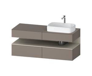 Duravit Duravit Meuble sous-lavabo Qatego 140x55x60 cm, T m/ba m, Pl, Bec. dr. Quantité:1