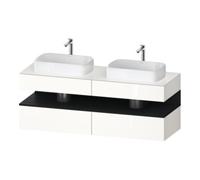 Duravit Duravit Meuble sous-lavabo Qatego 160x55x60 cm, E ch/blc g, Pl, évier double face Quantité:1