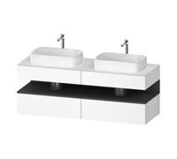 Duravit Duravit Meuble sous lavabo Qatego 160x55x60 cm, gris/m blanc, Pl, B bs, B Quantité:1