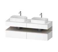 Duravit Duravit Meuble sous lavabo Qatego 160x55x60 cm, T m/we m, Pl, Lavabo double face Quantité:1
