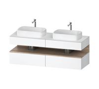 Duravit Duravit Meuble sous-lavabo Qatego 160x55x60cm, E Ma/w m, Pl, évier double face Quantité:1