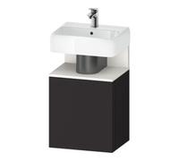Duravit Duravit Meuble sous-lavabo Qatego 44x35x64,5 cm, 1 porte, T dr, blanc mat avec poignée Quantité:1