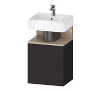 Duravit Duravit Meuble sous-lavabo Qatego 44x35x64,5 cm, 1 porte, T droite, E Marmo/Gris mat Quantité:1