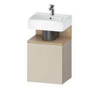 Duravit Duravit Meuble sous-lavabo Qatego 44x35x64,5 cm, 1 porte, taupe mat Quantité:1