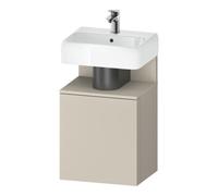 Duravit Duravit Meuble sous lavabo Qatego 44x35x64,5 cm, 1 tiroir, gauche, Tau supermat Quantité:1