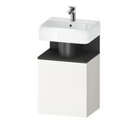 Duravit Duravit Meuble sous-lavabo Qatego 44x35x64,5 cm, 1 tiroir, gris mat/ blanc mat Quantité:1