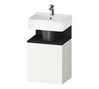 Duravit Duravit Meuble sous lavabo Qatego 44x35x64,5 cm, 1 tiroir, gris mat/blanc mat Quantité:1