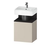 Duravit Duravit Meuble sous lavabo Qatego 44x35x64,5 cm, 1 tiroir, gris mat Quantité:1