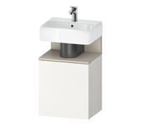 Duravit Duravit Meuble sous-lavabo Qatego 44x35x64,5 cm, 1 tiroir, Tau mat/blanc mat Quantité:1
