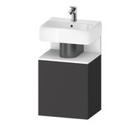 Duravit Duravit Meuble sous lavabo Qatego 44x35x64,5 cm, 1 tiroir, tiroir droite, blanc m/Grap ma Quantité:1