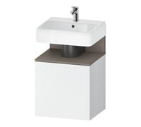 Duravit Duravit Meuble sous-lavabo Qatego 49x42x64,5 cm, 1 tiroir, tiroir gauche, bas mat/we ma Quantité:1