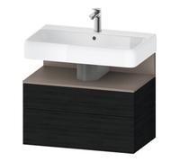 Duravit Duravit Meuble sous-lavabo Qatego 79x47x59 cm, blanc mat/éclat, 1 tiroir, avec niches Quantité:1