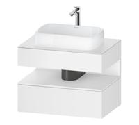 Duravit Duravit Meuble sous lavabo Qatego 80x55x60cm, blanc mat, consoles, niche Quantité:1