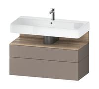 Duravit Duravit Meuble sous-lavabo Qatego 99x47x59 cm, E Ma/Ba m, 1 porte, m B Quantité:1