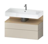 Duravit Duravit Meuble sous lavabo Qatego 99x47x59 cm, E na/tau m, 1 porte, m B Quantité:1