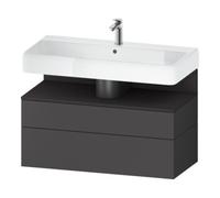 Duravit Duravit Meuble sous lavabo Qatego 99x47x59 cm, gris m/Gr m, 1 porte, m B Quantité:1