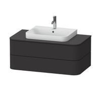 Duravit Duravit Meuble sous lavabo sans ES Happy D.2 Plus 40,8x100cm, 2 tiroirs, graphite super mat Quantité:1