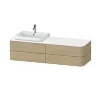 Duravit Duravit Meuble sous lavabo sans ES Happy D.2 Plus 40,8x160 cm, 4 tiroirs, méditerranée, gauche Quantité:1