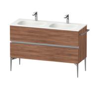Duravit Duravit Meuble sous lavabo Sivida 128x59,2x47,7cm, 2 tiroirs, N Nat, Gr. chr Quantité:1