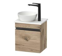 Duravit Duravit Meuble sous-lavabo suspendu Sivida 40x44x32,5 cm, porte, noir, droite, œuf marbre Quantité:1