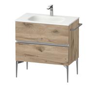 Duravit Duravit Meuble sous lavabo suspendu Sivida 81x59,2x47,7 cm, 2 tiroirs, E Marm, G chr Quantité:1