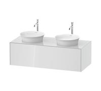 Duravit Duravit Meuble sous-lavabo White Tulip 130x55 cm, 1 tiroir, 1 porte, B double, blanc brillant Quantité:1