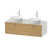 Duravit Duravit Meuble sous lavabo White Tulip 130x55 cm, 1 tiroir, blanc brillant, sans miroir Quantité:1