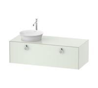Duravit Meuble sous-lavabo suspendu White Tulip WT4982L3636 130x55 cm 1 tiroir gauche laque mate