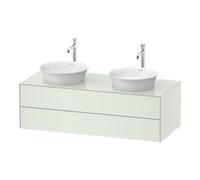 Duravit Duravit Meuble sous-lavabo White Tulip 130x55 cm, 2 tiroirs, bec côté gauche et droit, blanc mat satiné Quantité:1