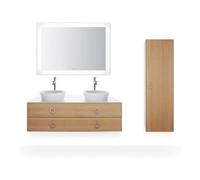 Duravit Duravit Meuble sous lavabo White Tulip 130x55 cm, 2 tiroirs, blanc mat satiné Quantité:1