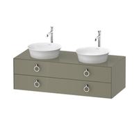 Duravit Duravit Meuble sous lavabo White Tulip 130x55 cm, 2 tiroirs, gris pierre brillant Quantité:1