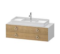 Duravit Duravit Meuble sous-lavabo White Tulip 130x55 cm, B mi, E Nat w g, k Ein/o Be Quantité:1