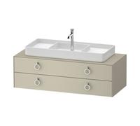 Duravit Duravit Meuble sous lavabo White Tulip 130x55 cm, B mi, P m, avec éclairage Quantité:1