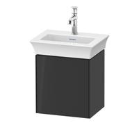 Duravit Duravit Meuble sous lavabo White Tulip 38,4x29,8 cm, 1 porte, raccord D, gris brillant Quantité:1