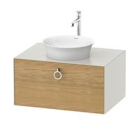 Duravit Duravit Meuble sous lavabo White Tulip 80x55 cm, 1 tiroir, 1 étagère Quantité:1