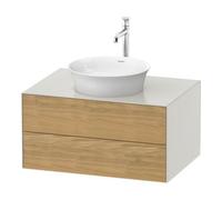 Duravit Duravit Meuble sous lavabo White Tulip 80x55 cm, 2 tiroirs, 1 porte, suspendu Quantité:1