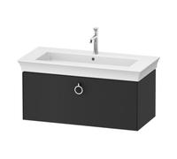 Duravit Duravit Meuble sous-lavabo White Tulip 98,4x45,8 cm, gris moyen, 1 tiroir, suspendu Quantité:1