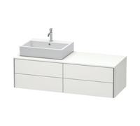Duravit Duravit Meuble sous-lavabo XSquare 140x54,8x40cm, 4 tiroirs, blanc laqué, sans miroir Quantité:1