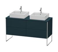 Duravit Duravit Meuble sous lavabo XSquare 140x54,8x77,8 cm, 4 tiroirs, bleu satin mat Quantité:1