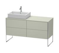 Duravit Duravit Meuble sous lavabo XSquare 140x77,8x53,8 cm, 4 tiroirs, blanc laqué, top semi-mat Quantité:1