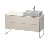 Duravit Duravit Meuble sous-lavabo XSquare 140x77,8x53,8cm, 4 tiroirs, st, Beck. dr, Taupe Quantité:1