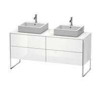 Duravit Duravit Meuble sous-lavabo XSquare 160x54,8x77,8 cm, 4 tiroirs, deb., blanc brillant Quantité:1