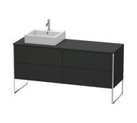 Duravit Duravit Meuble sous-lavabo XSquare 160x54,8x77,8 cm, 4 tiroirs, gris mat Quantité:1
