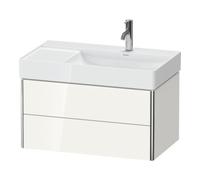 Duravit Duravit Meuble sous-lavabo XSquare 78,4x46x39,7 cm, 2 tiroirs, gris graphite mat Quantité:1