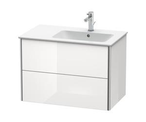 Duravit Duravit Meuble sous-lavabo XSquare 81x47,8x56 cm, 2 tiroirs, droit, suspendu, blanc brillant Quantité:1