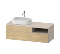 Duravit Duravit Meuble sous-lavabo Zencha 130x55 cm, L P, E nat/tau m, k Système d'encastrement Quantité:1