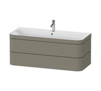 Duravit Duravit Meuble sous vasque Happy D.2 Plus 117,5x49cm, 2 tiroirs, 1 porte, gris pierre mat Quantité:1