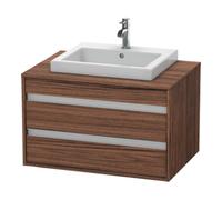 Duravit Duravit Meuble sous-vasque Ketho 80x55 cm, N d, lavabo encastré central, 2 tiroirs Quantité:1