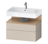 Duravit Duravit Meuble sous-vasque Qatego 79x47x59 cm, E na/tau m, 1 porte, m B Quantité:1